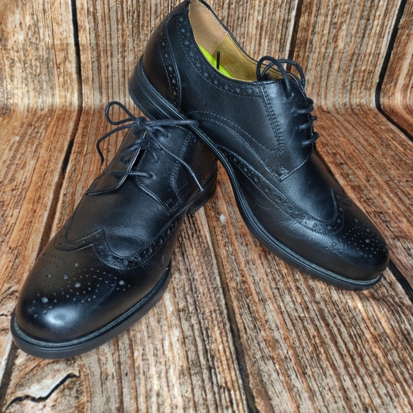 Mens Florsheim Size Comfortech OrthoLite Black - Picture 1 of 7